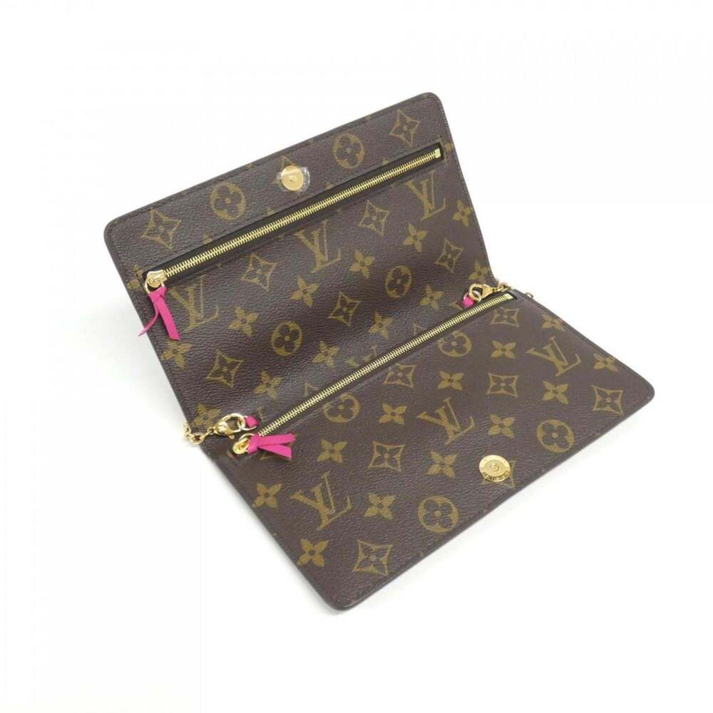 LOUIS VUITTON Authentic Brown Monogram Pochette Mini Bag - Picture 6 of 8